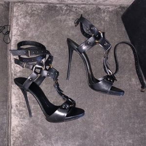 Giuseppe Zanotti gladiator wrap around heel sandals EU 39.5